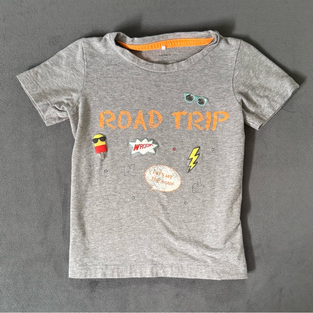 18-24M Grey Road Trip T-Shirt